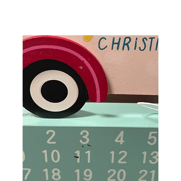 Christmas Countdown pink Truck with Gifts in Back - Picture 3 of 3